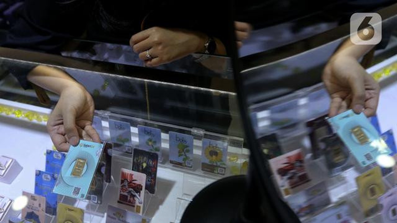 Penjualan emas baik dalam bentuk perhiasan maupun batangan di Galeri 24 Pegadaian hingga 31 Maret 2024 tumbuh sebesar 19,6% (year on year/yoy) atau mencapai 2,3 ton. (Liputan6.com/Herman Zakh