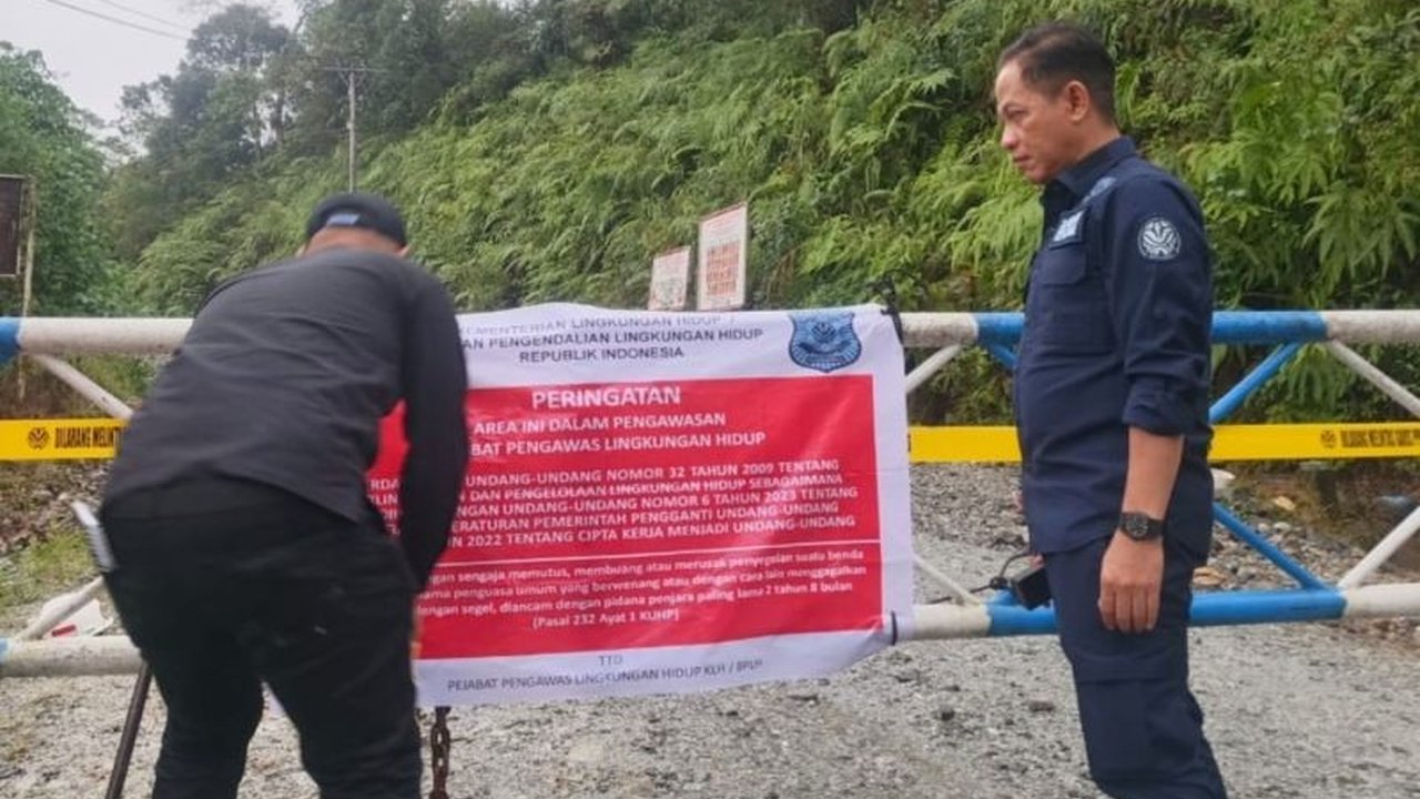 Menteri Lingkungan Hidup resmi memerintahkan Penghentian Operasi Perusahaan di DAS Batang Toru, Sumatera Utara, mulai 6 Desember 2025 untuk audit lingkungan dan evaluasi menyeluruh.