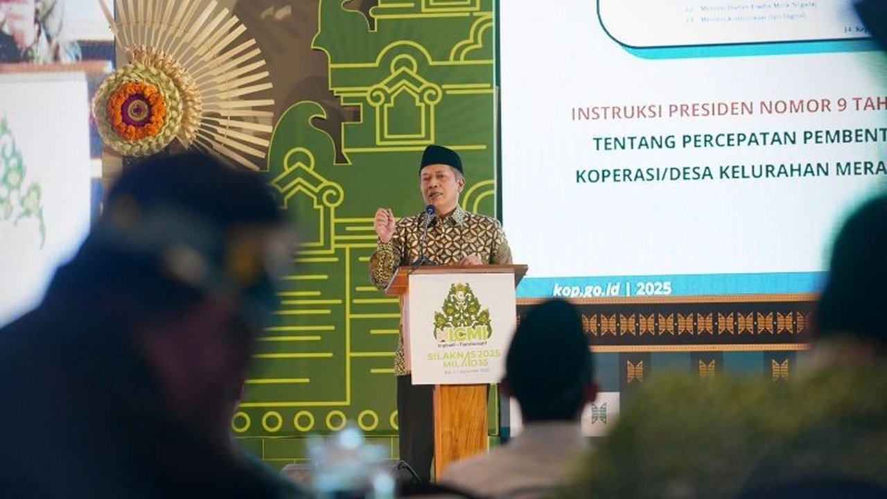 Menteri Koperasi mengajak Ikatan Cendekiawan Muslim Indonesia (ICMI) untuk memperkuat Koperasi Desa/Kelurahan Merah Putih sebagai ekosistem baru ekonomi kerakyatan, membuka peluang besar bagi produsen lokal.