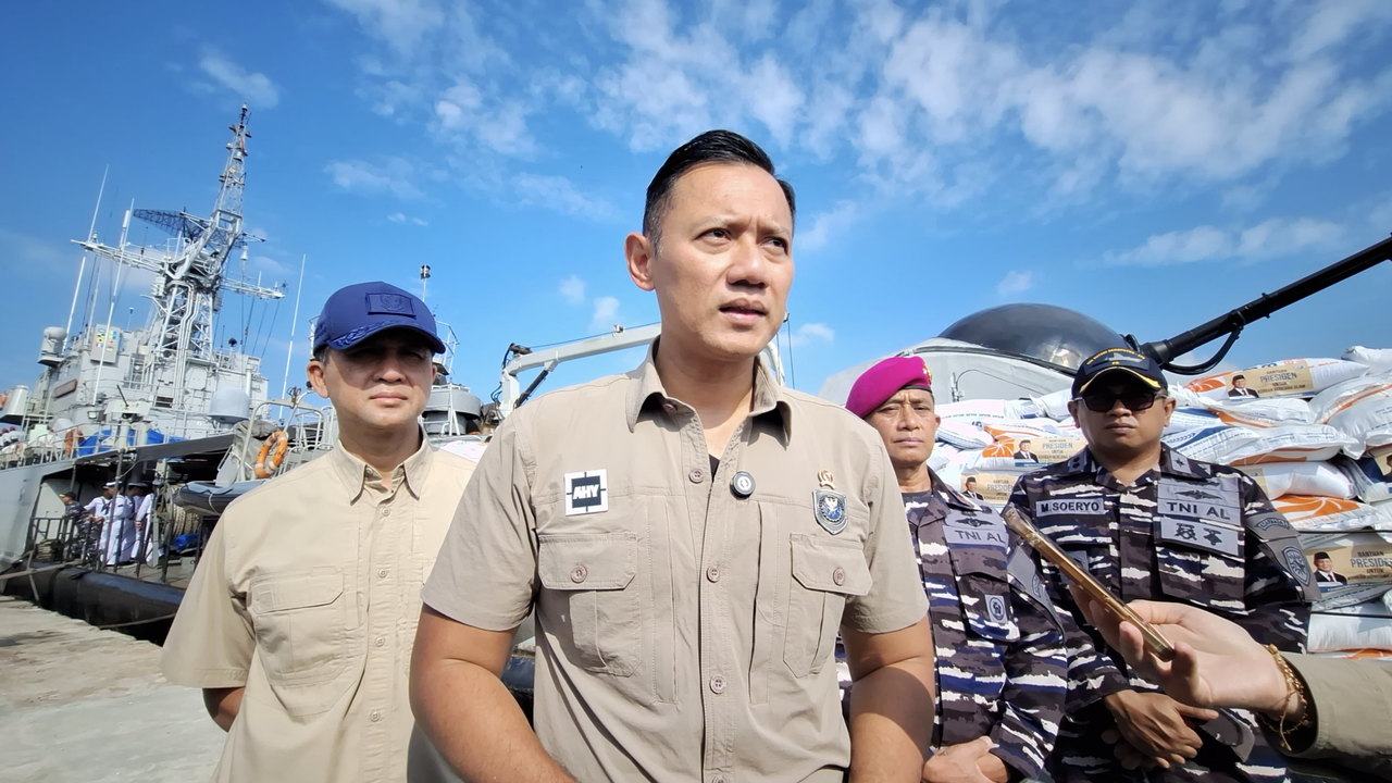 Menko AHY: Jalur Laut Solusi Paling Mungkin Agar Bantuan Segera Tiba