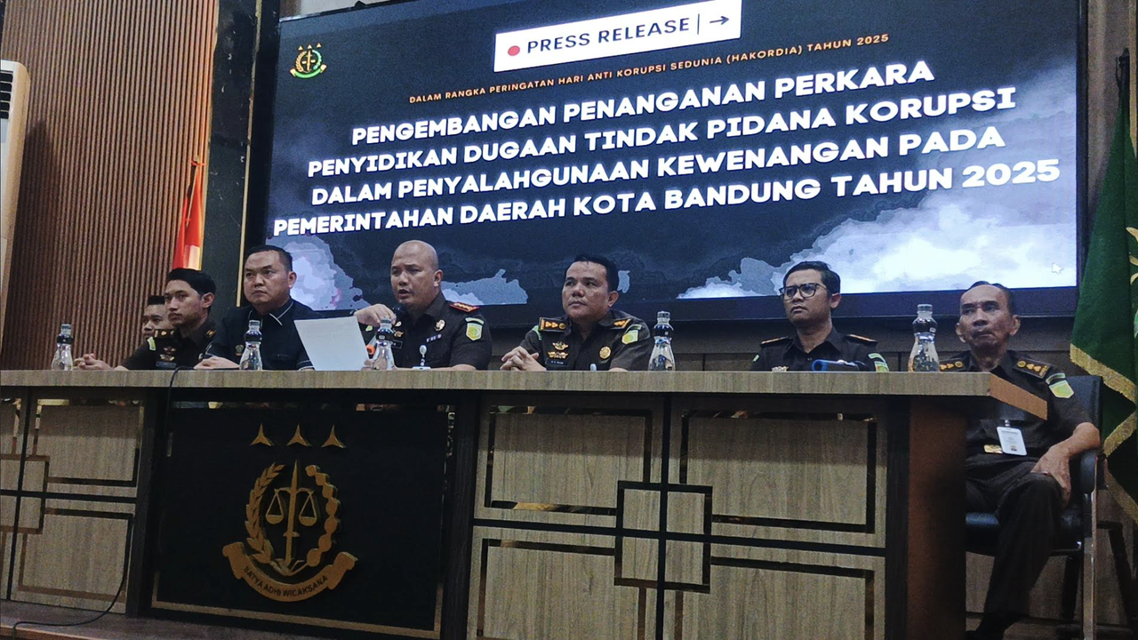 Wakil Wali Kota dan Anggota DPRD Bandung Ditetapkan sebagai Tersangka Korupsi