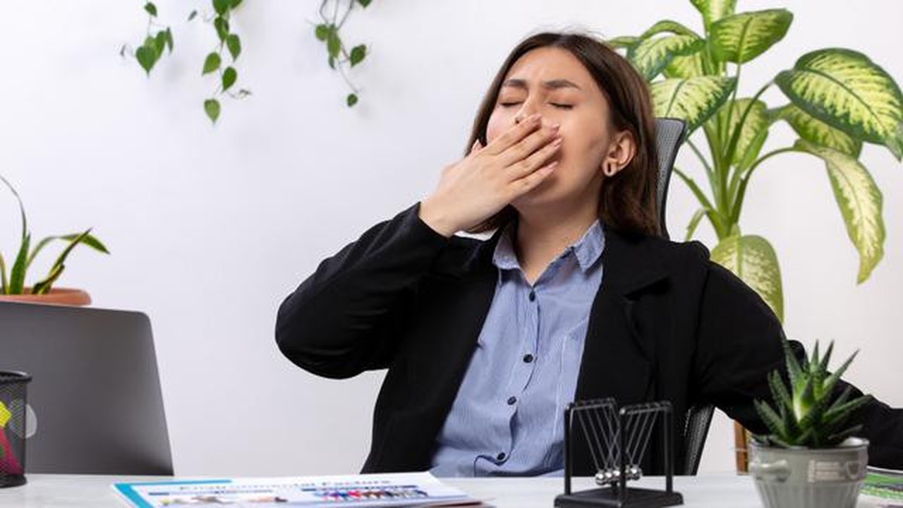 Ilustrasi mengantuk di siang hari. (
