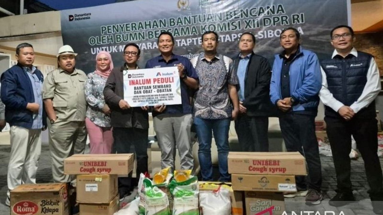 PT Inalum bersama Komisi XII DPR RI dan sejumlah BUMN bergerak cepat menyalurkan bantuan vital bagi ribuan korban banjir bandang dan tanah longsor di Sumatera Utara.