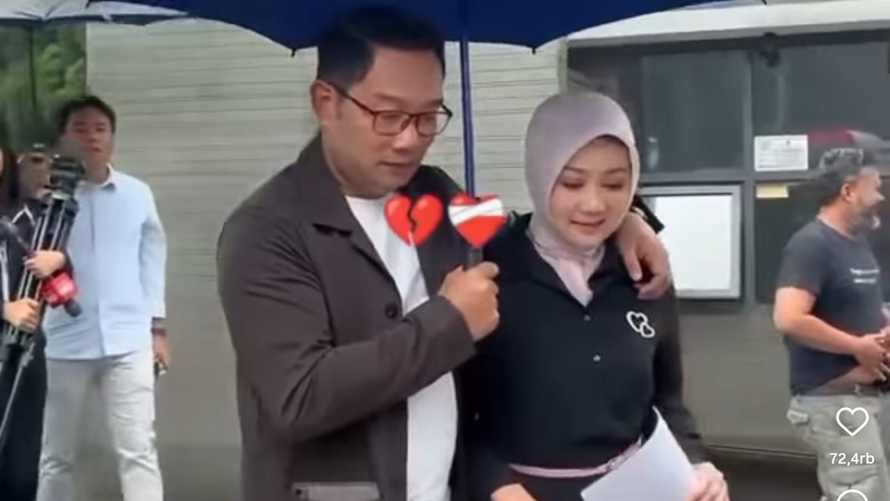 Simbol Patah Hati, Anak Ridwan Kamil-Atalia Praratya Unggah Momen Manis Orangtuanya