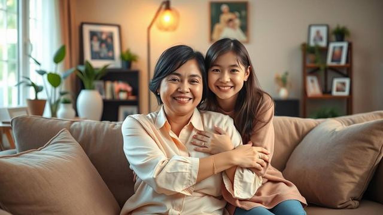 quote hari ibu Ilustrasi dibuat AI