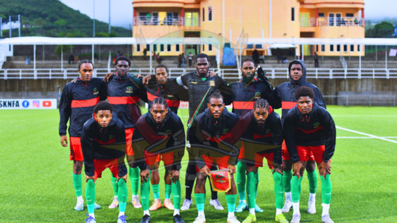 Tim Nasional St. Kitts and Nevis siap berlaga di FIFA Series 2026 Indonesia. (Dok. sknfa.com)