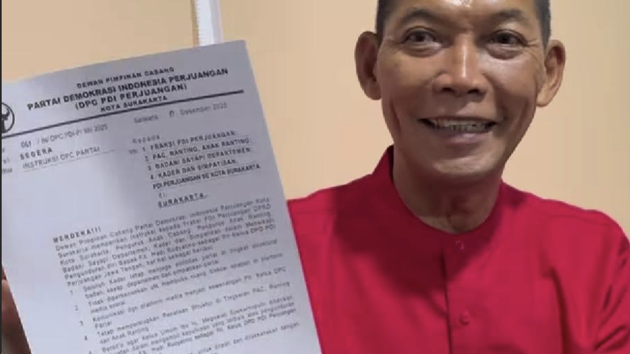 DPC Solo Benarkan FX Rudy Mundur Dari Ketua DPD PDIP Jateng