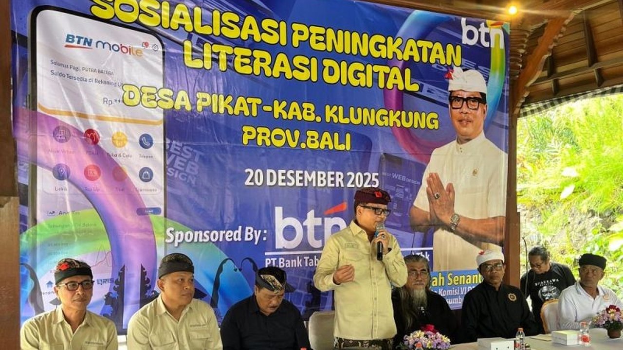 Anggota Komisi VI DPR RI I Nengah Senantara menyoroti pentingnya literasi digital bagi masyarakat dalam menghadapi pesatnya perkembangan teknologi dan berbagai risiko di ruang siber.