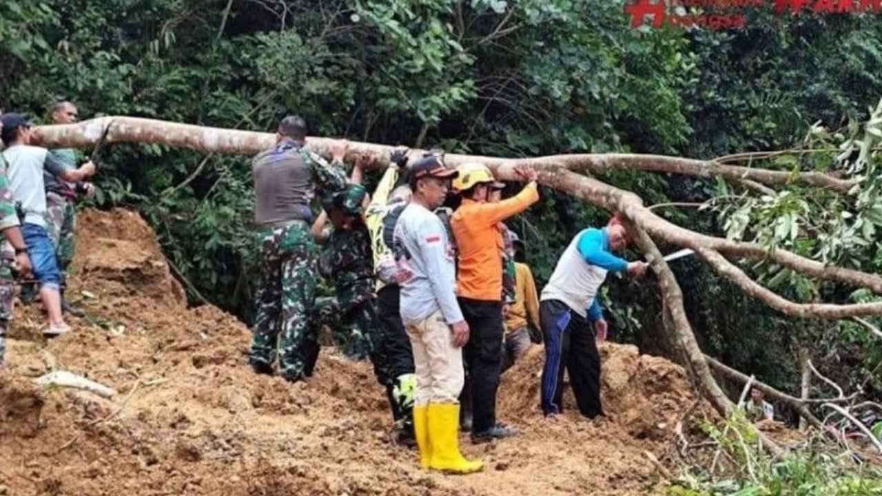 Bencana Longsor Sidrap di Desa Leppangeng mengakibatkan 384 KK terdampak dan memutus akses jalan utama di 24 titik, upaya penanganan terus dilakukan oleh tim gabungan.