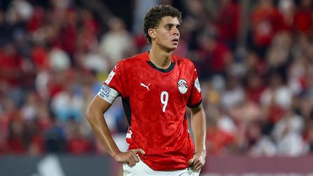 Hamza Abdelkarim saat memperkuat Timnas Mesir pada ajang Piala Afrika 2025. (Istimewa)