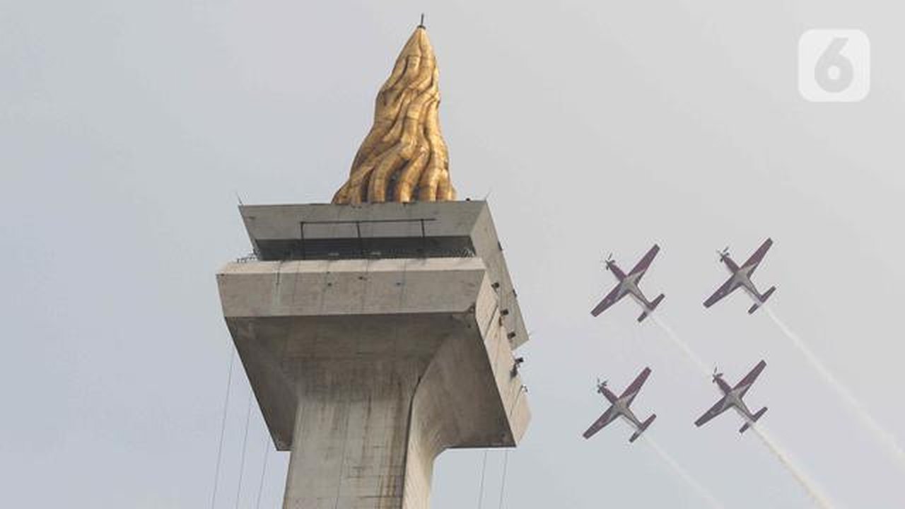 HUT TNI ke-79 pada 5 Oktober 2024 mendatang akan dimeriahkan dengan manuver-manuver hebat dari pilot TNI AU dari Jupiter Aerobatic Team (JAT). (Liputan6.com/Herman Zakharia)