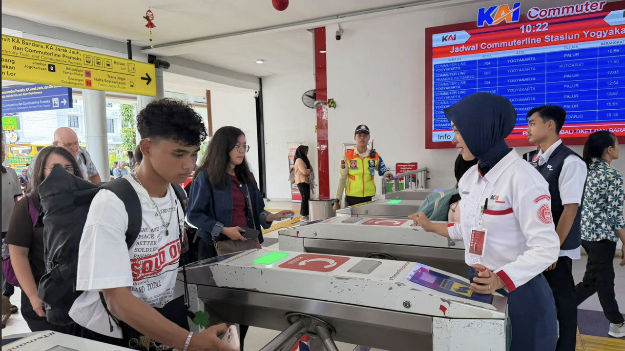 342.548 Warga Manfaatkan Commuter Line Yogyakarta–Solo Selama Libur Nataru