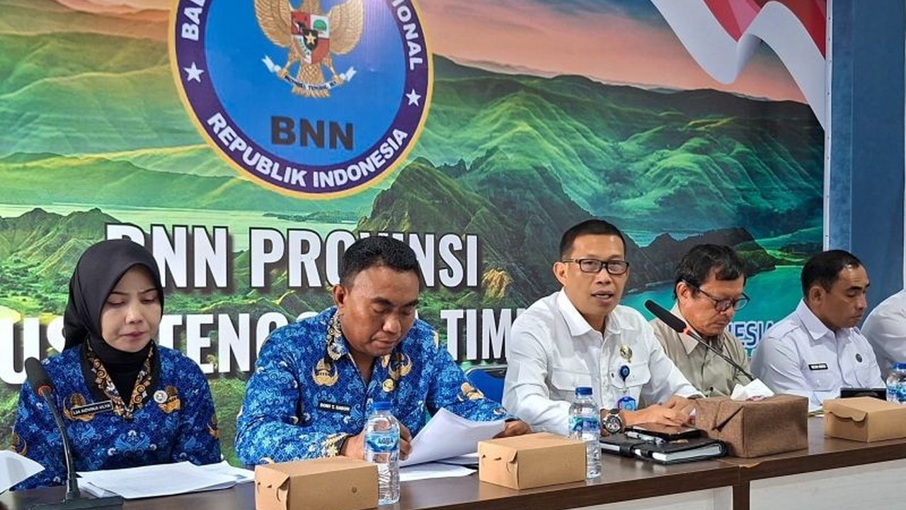 Sepanjang tahun 2025, Badan Narkotika Nasional Provinsi Nusa Tenggara Timur (BNN NTT) berhasil melakukan rehabilitasi narkotika terhadap 55 klien, sekaligus memperluas akses layanan pemulihan.