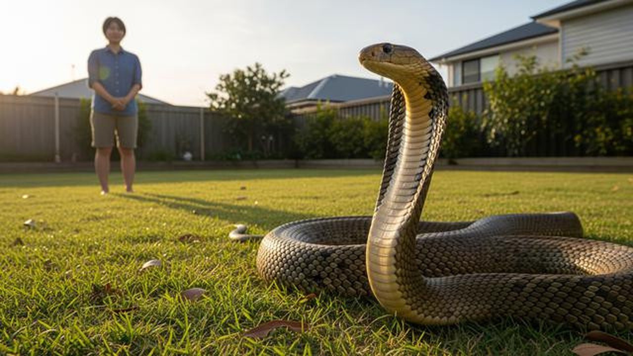 Ular Kobra Takut Apa? Ini Cara Mengusir dari Rumah dan Sekitar Pekarangan (Foto: Gemini AI)