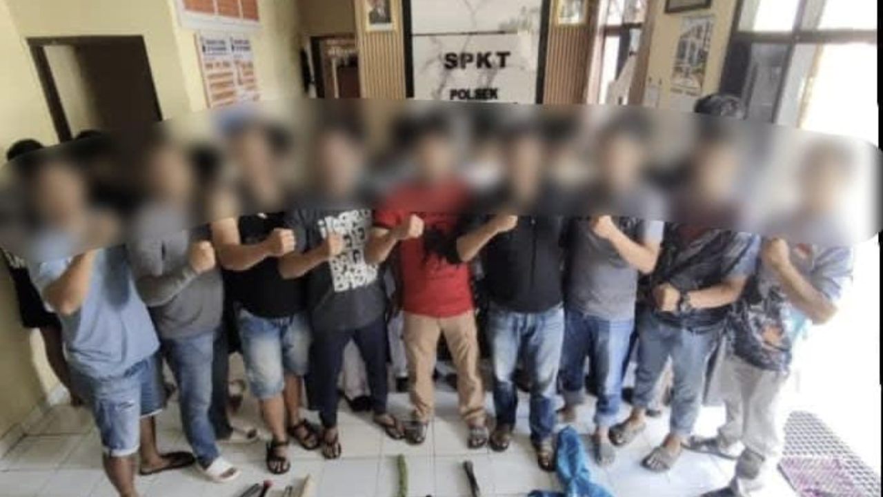 Belasan Remaja Klaten Konvoi Sambil Bawa Celurit, Teror 10 Lokasi