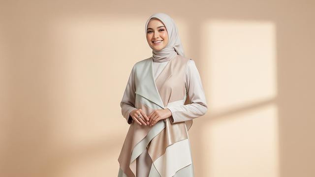 Inspirasi Tren Baju Rompi Lepas untuk Lebaran 2026/AI