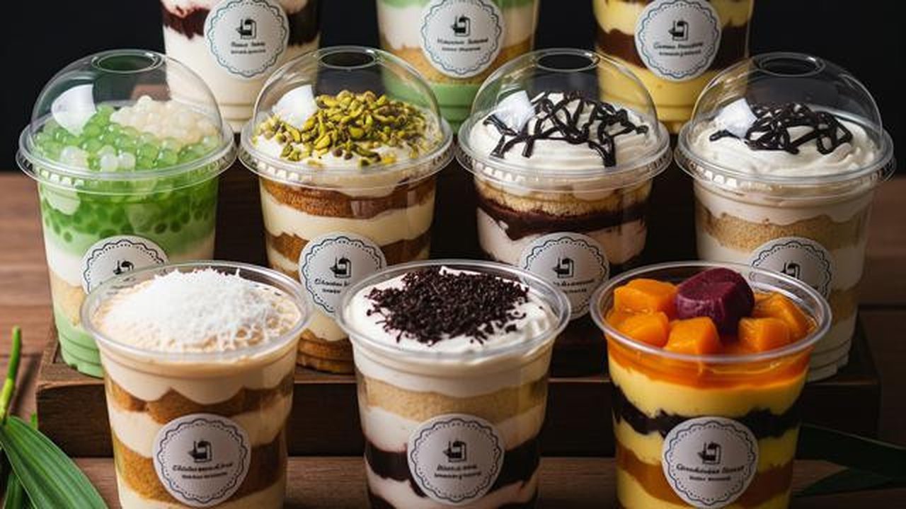 Ide Jualan Takjil Cup Kekinian. (Foto: AI)