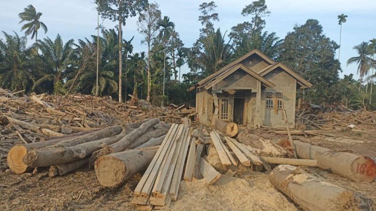 Kementerian Kehutanan telah mendata lebih dari seribu meter kubik kayu hanyut pascabanjir di Aceh Utara untuk dimanfaatkan warga terdampak, khususnya dalam pembangunan hunian sementara.