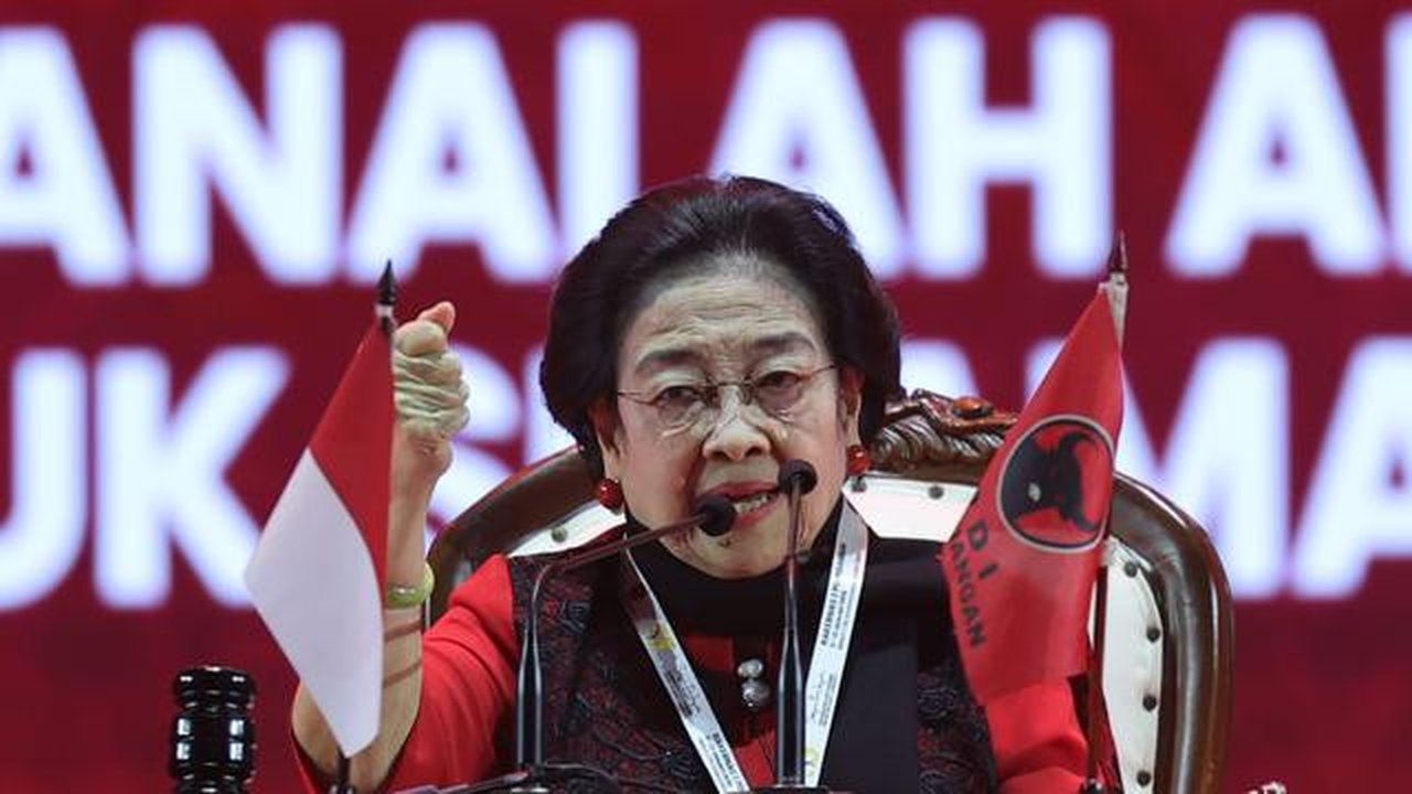 Ketum PDIP Megawati Soekarnoputri. (Merdeka.com/Nur Habibie)
