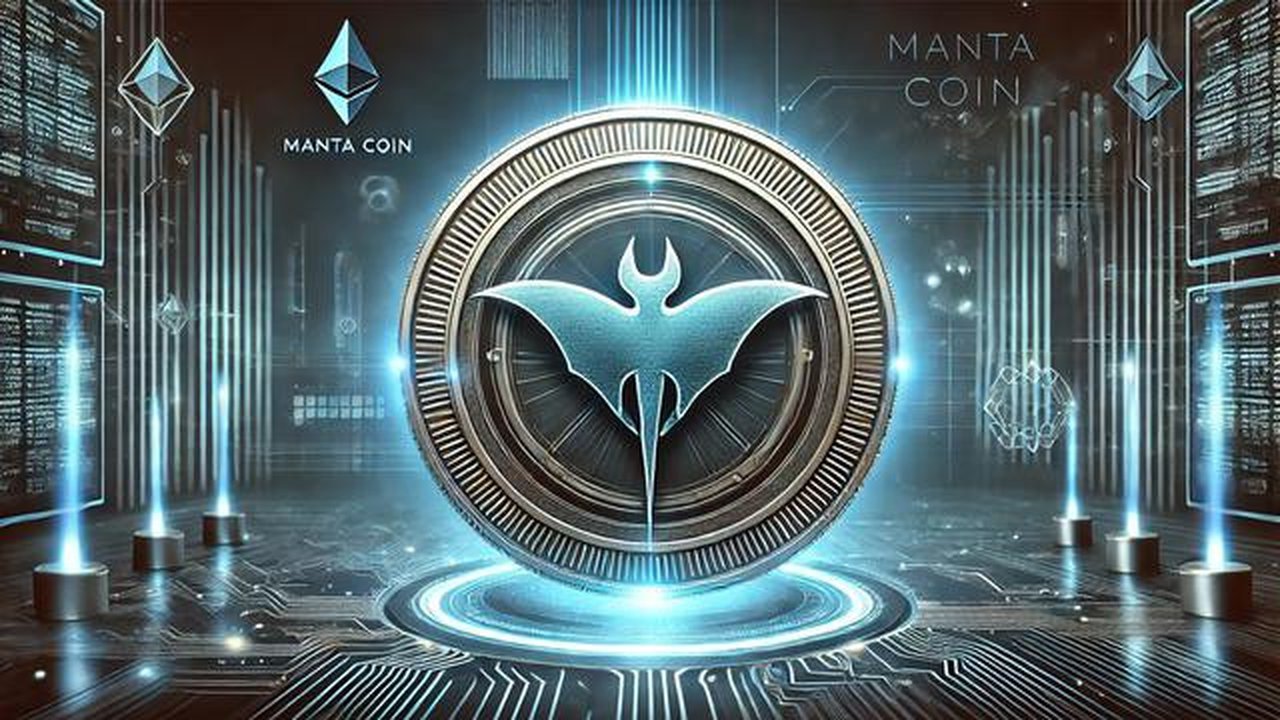 Ilustrasi kripto MANTA Coin. (Foto By AI)