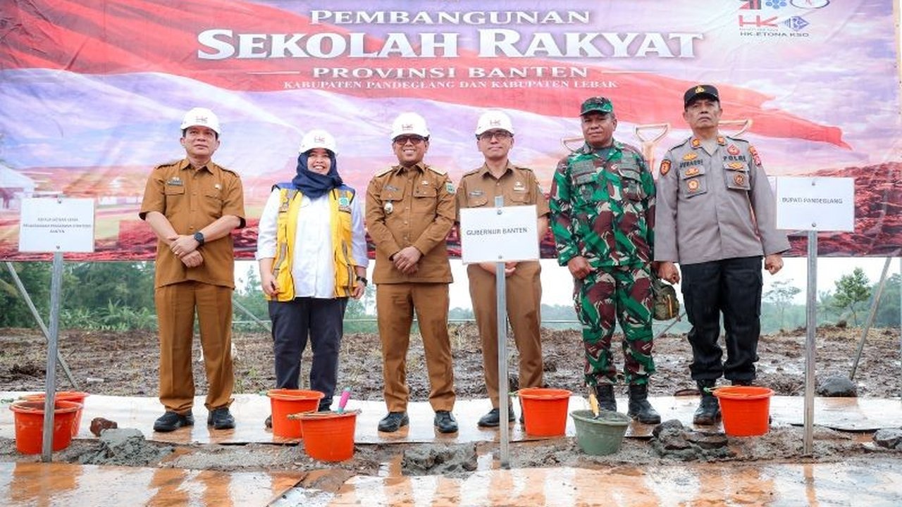 Pemerintah Provinsi Banten memulai pembangunan Sekolah Rakyat di Pandeglang dan Lebak, memperluas akses pendidikan dan memperkuat pembangunan SDM daerah.