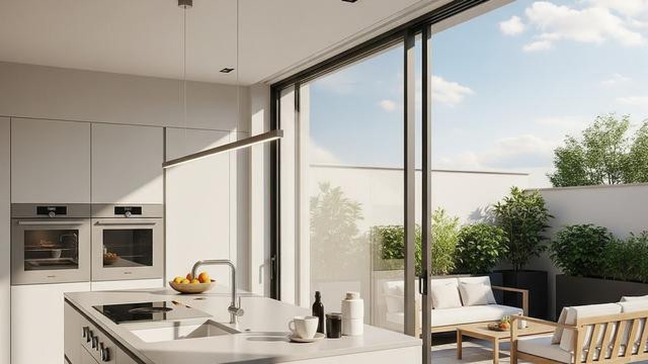 Inspirasi Teras Mini Dekat Dapur Rumah (Image by Gemini AI)