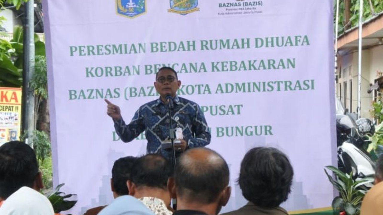 Pemerintah Kota Administrasi Jakarta Pusat bersama Baznas Bazis meresmikan program Bedah Rumah Jakpus bagi warga terdampak kebakaran di Kelurahan Bungur, menghadirkan kembali hunian layak dan aman.