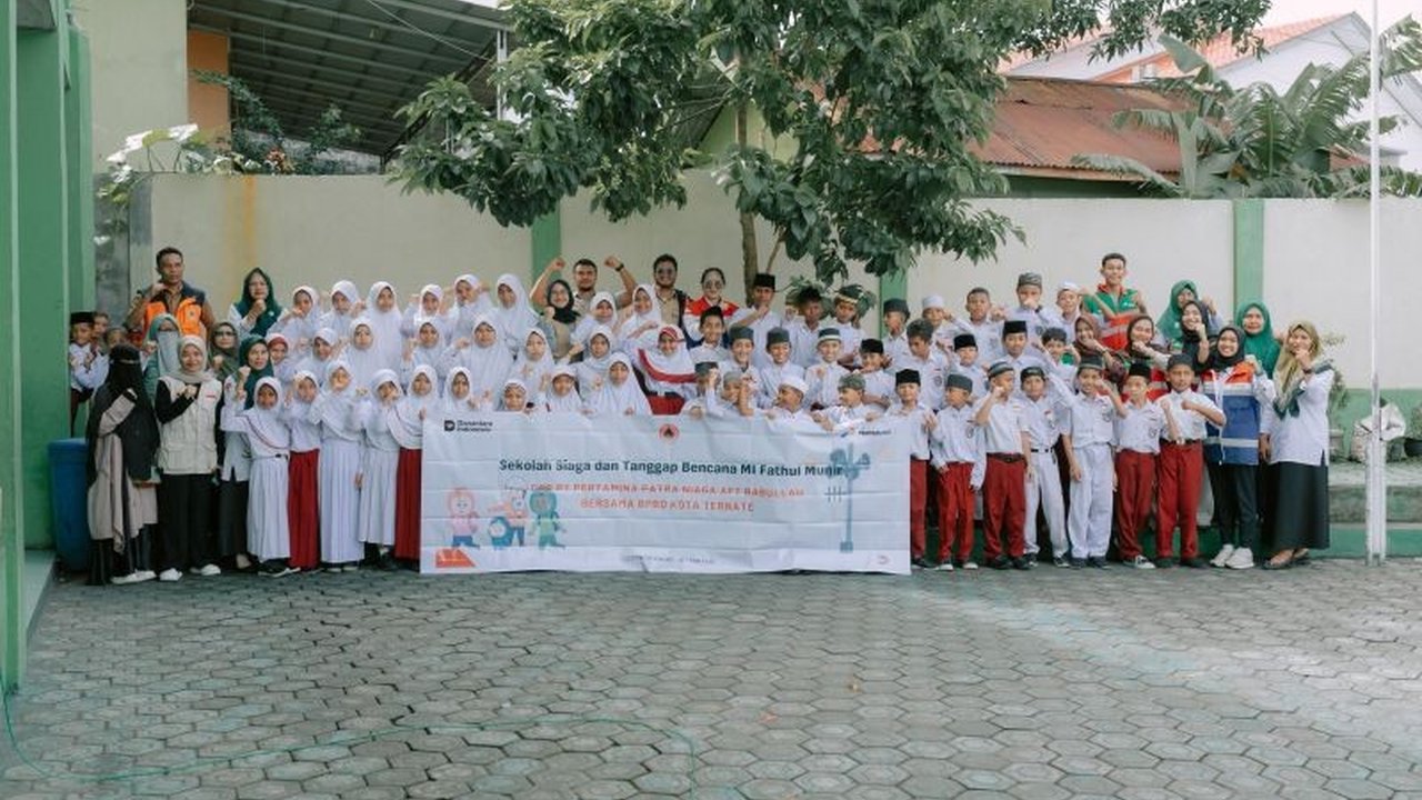 PT Pertamina Patra Niaga Regional Papua Maluku gencar mendorong budaya sadar bencana di sekolah, dimulai dari Ternate, untuk membangun ketangguhan masyarakat di wilayah rawan bencana.