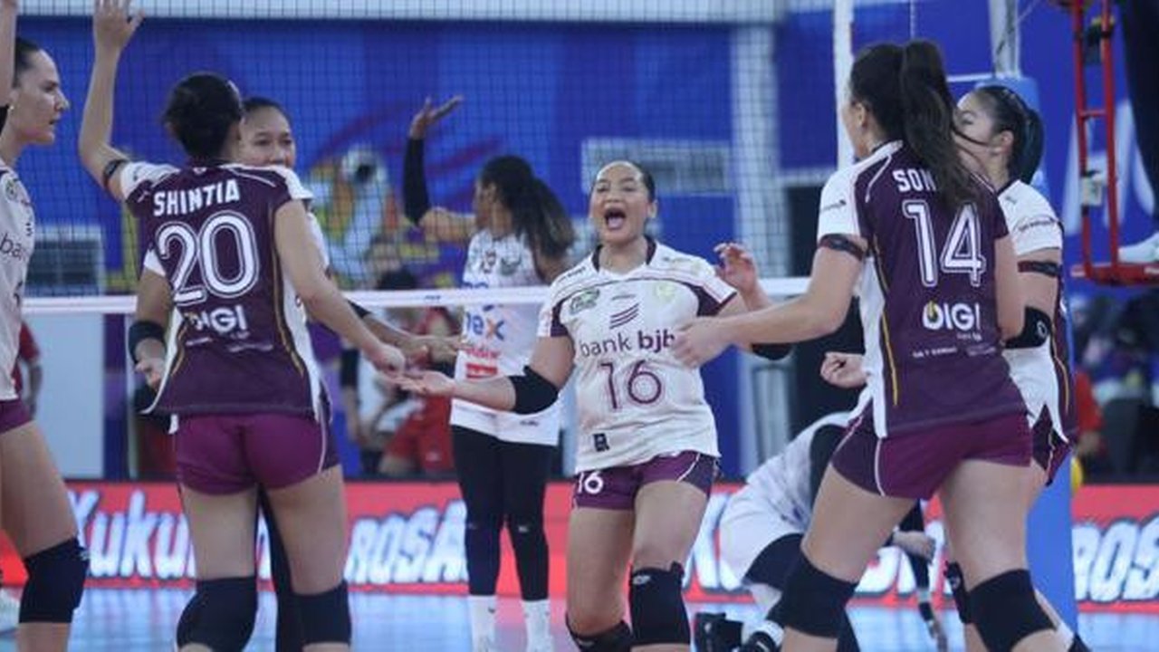 Tim putri Bandung bjb Tandamata berhasil meraih kemenangan telak 3-0 atas Medan Falcons dalam lanjutan Proliga 2026 yang digelar di GOR Voli Indoor Sumut Sport Center, Deli Serdang, Jumat (16