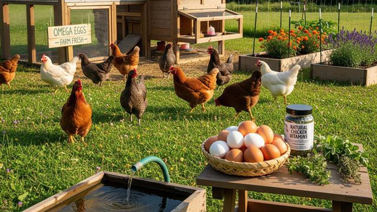 Ternak Ayam Rumahan yang Menghasilkan Telur Omega Sehat (Foto: Gemini AI)