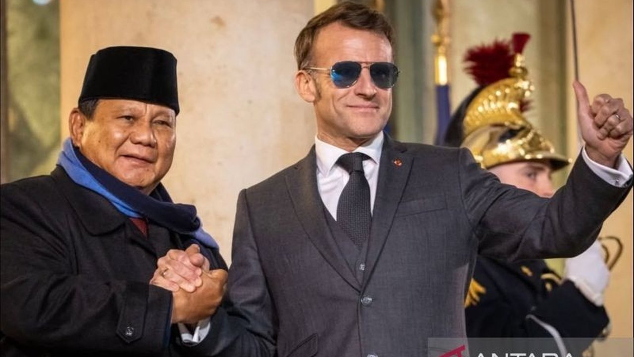 Presiden Macron dan Presiden Prabowo Subianto bertemu di Paris untuk memperkuat kemitraan strategis Indonesia Prancis, meski pandangan berbeda soal Dewan Perdamaian Gaza.