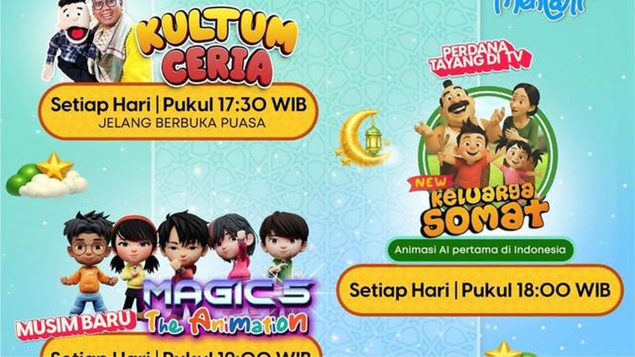 Mentari TV Hadirkan "Ramadan Ceria" untuk Temani Anak Selama Puasa Ramadan