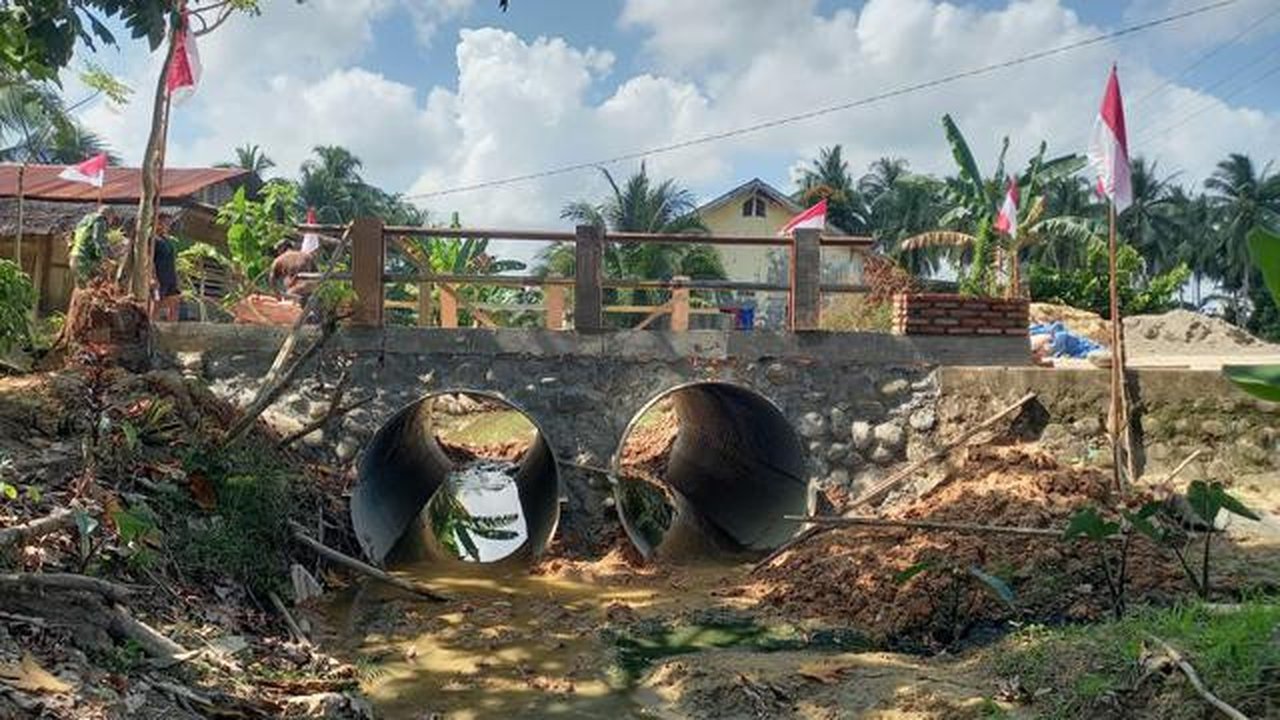 Sebanyak 11 jembatan armco sudah terbangun di sejumlah desa terisolasi di Aceh. (Foto: Istimewa).