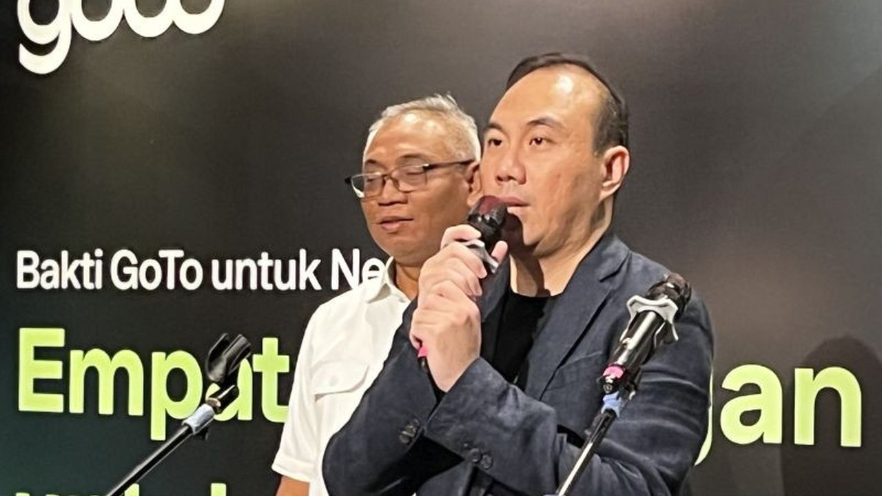 CEO GoTo Hans Patuwo tegaskan komitmen Gojek berikan Bonus Hari Raya (BHR) 2026 bagi mitra pengemudi, skema sedang disusun untuk kesejahteraan mereka.
