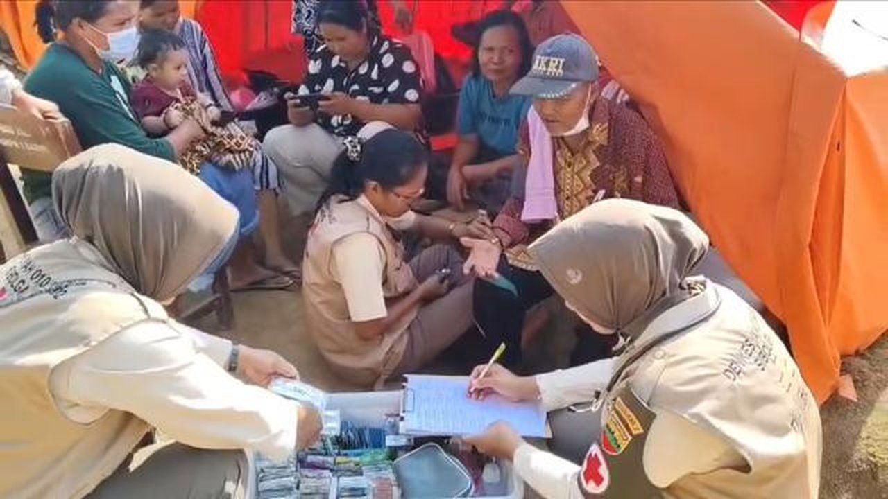 Pelayanan Kesehatan Pascabencana. (istimewa)