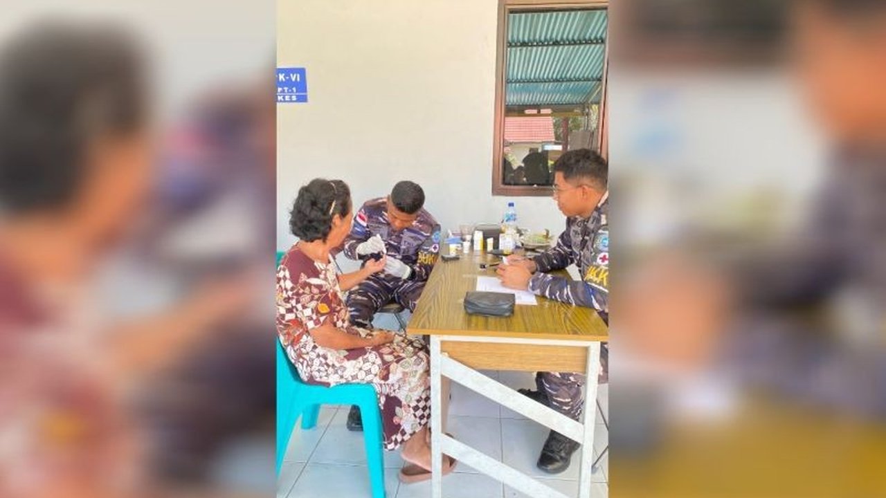 Komando Daerah Angkatan Laut (Kodaeral) VIII kembali menunjukkan kepeduliannya melalui layanan kesehatan gratis dan bakti sosial di Melonguane, Kabupaten Kepulauan Talaud, menegaskan kehadiran TNI AL di wilayah 3T.