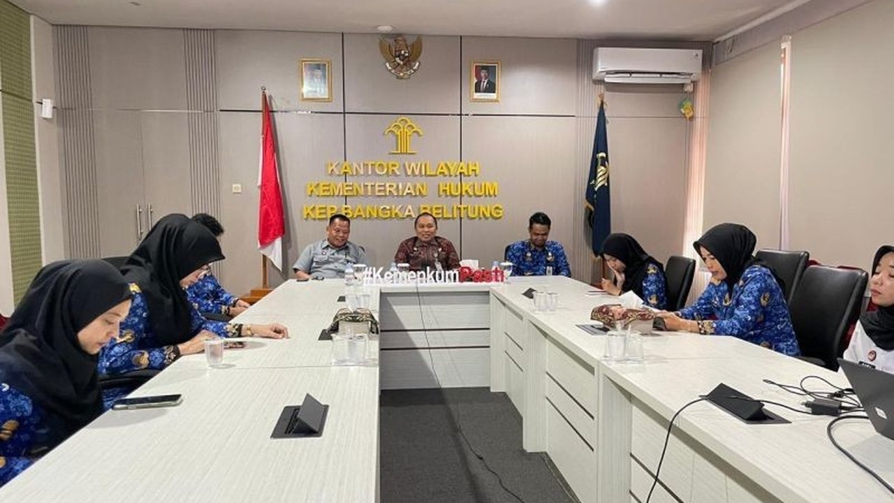 Kantor Wilayah Kementerian Hukum Kepulauan Bangka Belitung berkomitmen penuh mendukung Pembaruan KUHAP Nasional, mewujudkan sistem hukum yang lebih modern, berkeadilan, dan berorientasi pada perlindungan HAM.
