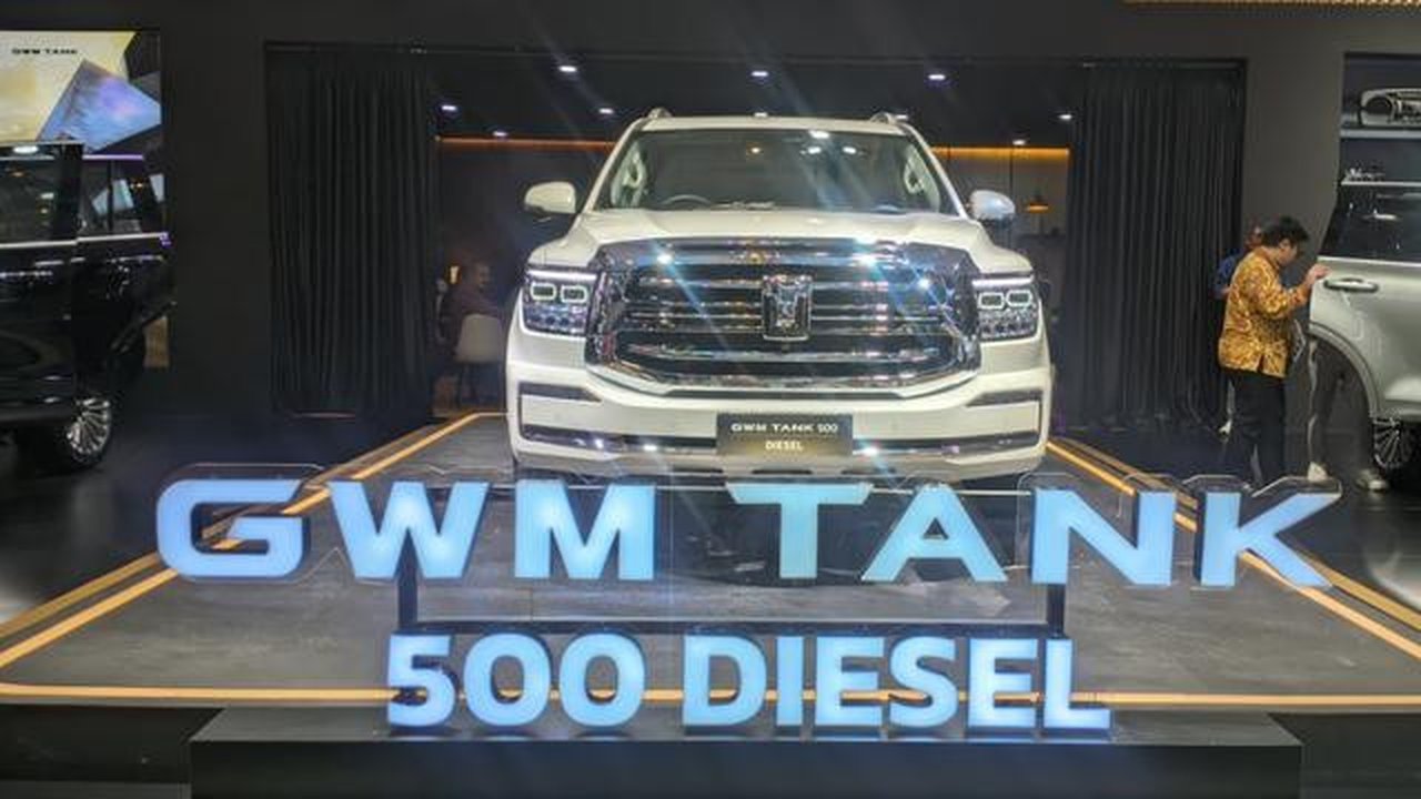 GWM Tank 500 Diesel melantai di IIMS 2026 (Liputan6/Azkal Azkia)