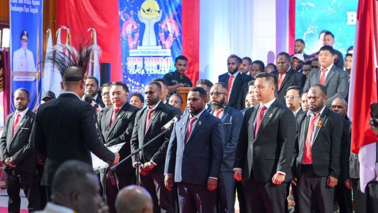 Wakil Gubernur Papua Tengah Deinas Geley menggandeng Himpunan Pengusaha Muda Indonesia (HIPMI) untuk mempercepat Kemandirian Ekonomi Papua Tengah dan mencetak wirausaha muda yang tangguh serta berdaya saing.
