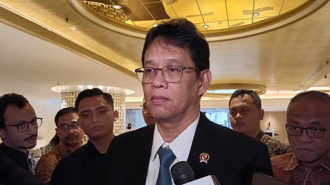 Menteri Keuangan Purbaya Yudhi Sadewa di Thamrin Nine Ballroom, Jakarta, Selasa (27/1/2026). (Liputan6.com/Maulandy)