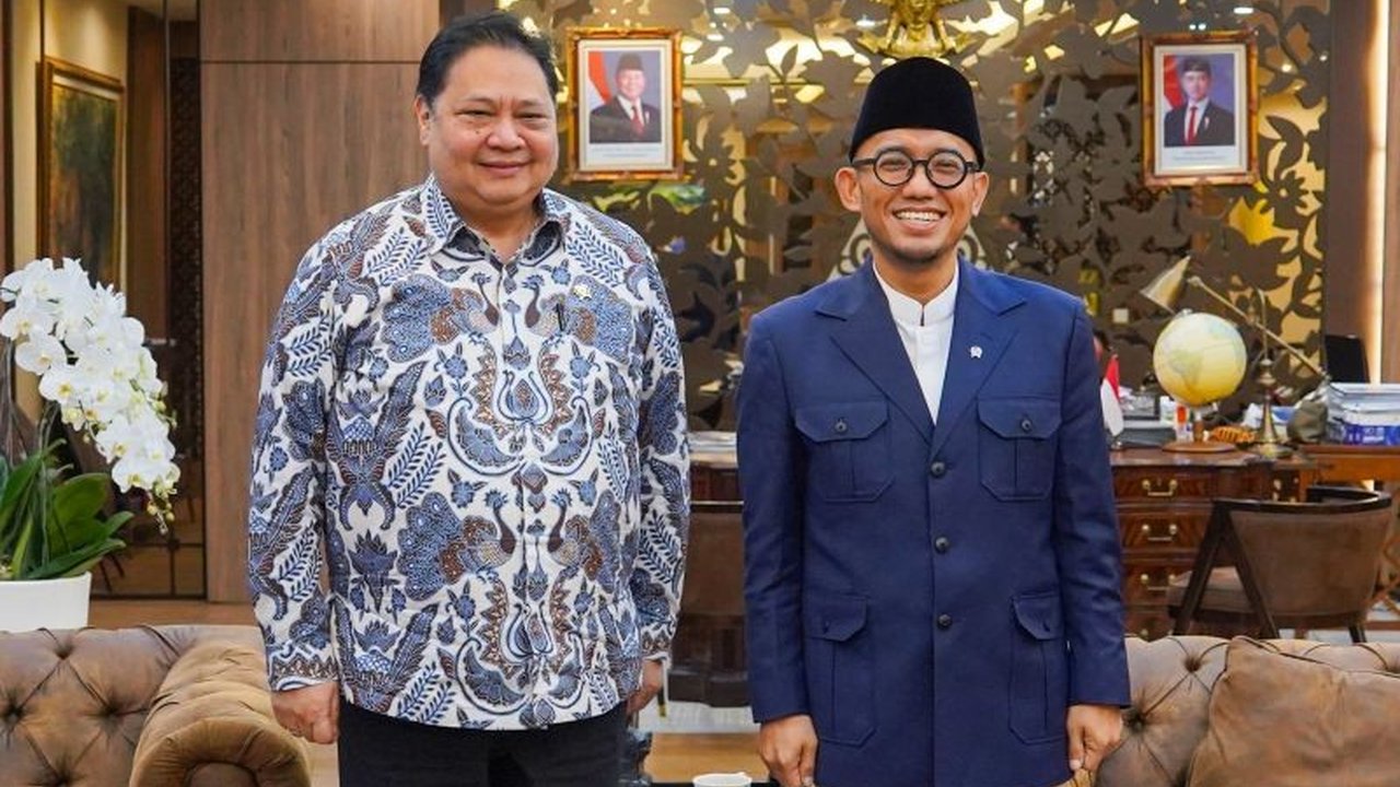 Wakil Menteri Haji dan Umrah Dahnil Anzar Simanjuntak bersama Menko Perekonomian Airlangga Hartarto sepakat perkuat ekosistem Ekonomi Haji, berupaya mengurangi outflow devisa dan mengoptimalkan potensi ekonomi nasional.