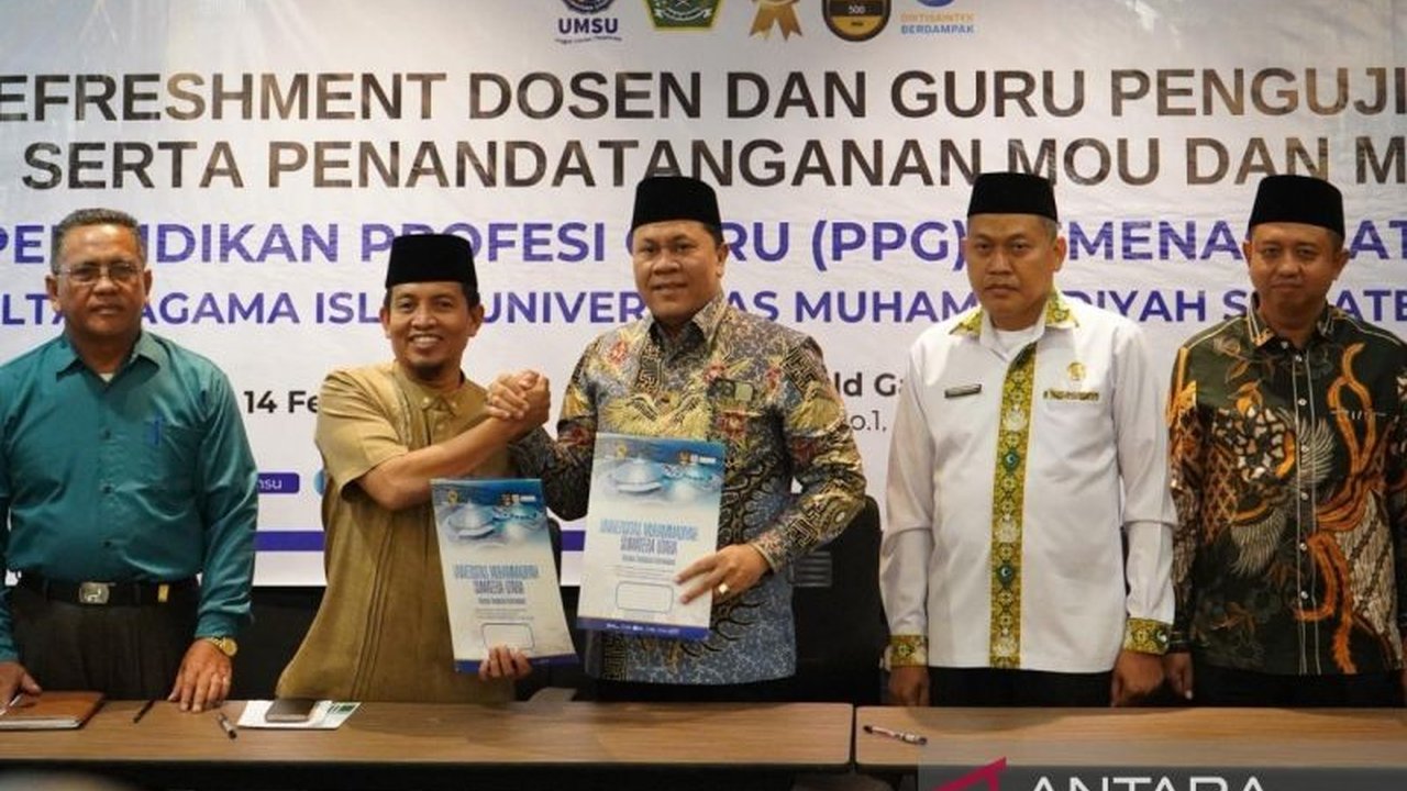 Kantor Wilayah Kementerian Agama (Kemenag) Sumatera Utara menargetkan seluruh guru agama bersertifikasi pada akhir 2026, menjamin profesionalisme dan tunjangan profesi. Program ini melibatkan pola akselerasi dan kemitraan strategis.