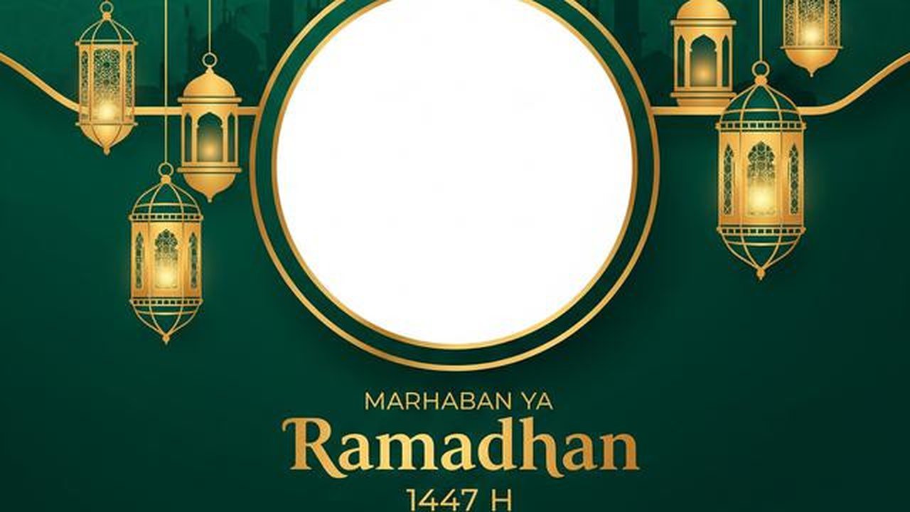 Twibbon Ramadhan 2026. (Foto: AI)