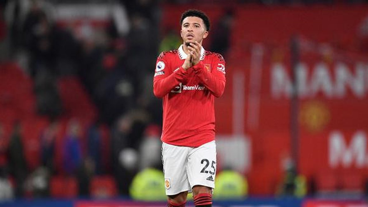 Penyerang Manchester United Jadon Sancho. (Oli SCARFF / AFP)