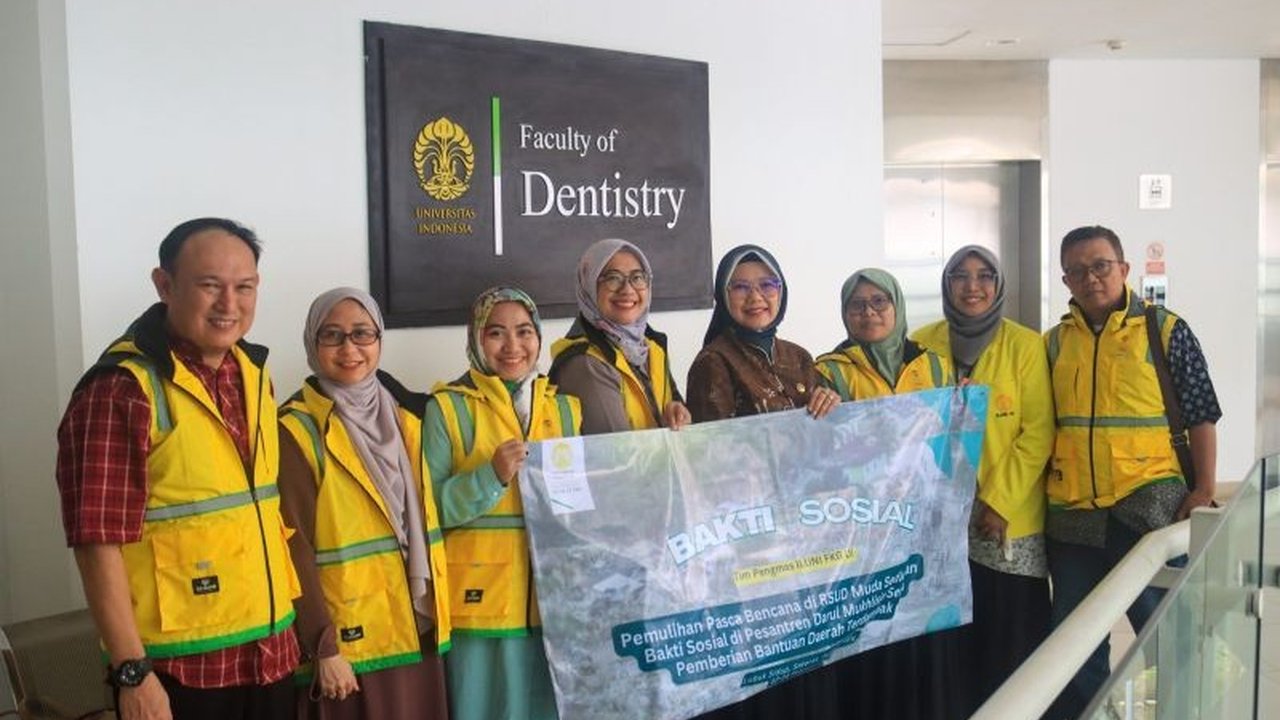 ILUNI UI FKG mengirimkan relawan ke Aceh Tamiang sebagai bagian dari program Peduli Aceh Tamiang Tahap Kedua, fokus pada pemulihan pascabencana dan penguatan layanan kesehatan gigi masyarakat.