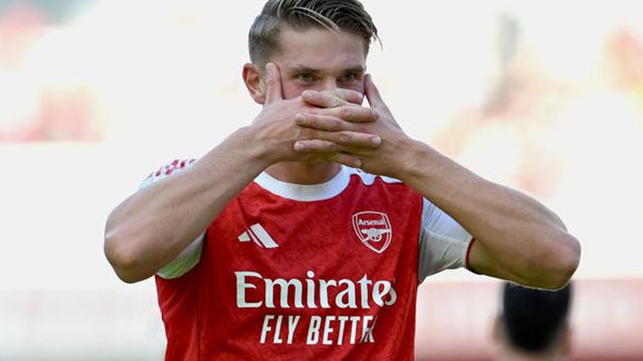 Selebrasi Viktor Gyokeres pada laga pramusim Arsenal melawan Athletic Bilbao (c) Arsenal