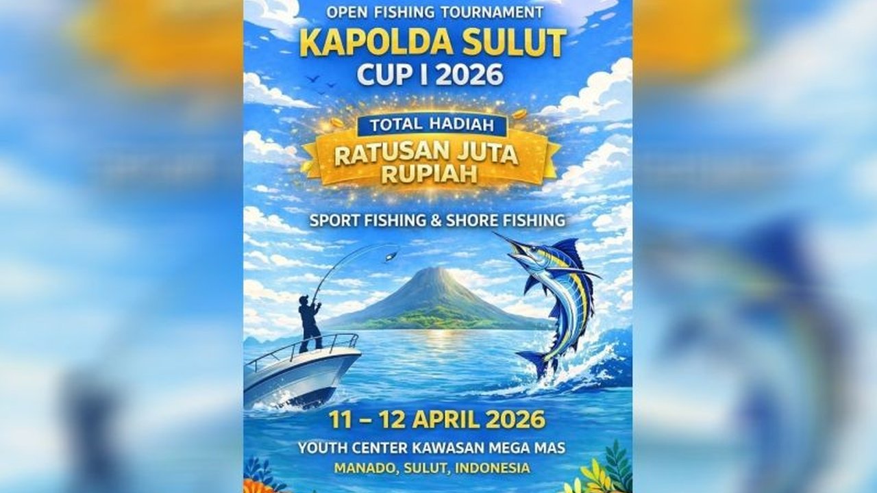 Ajang bergengsi Open Fishing Tournament Kapolda Sulut Cup I 2026 akan segera digelar di Manado, diharapkan mampu menjadi magnet baru bagi pecinta mancing dan menggerakkan wisata bahari.