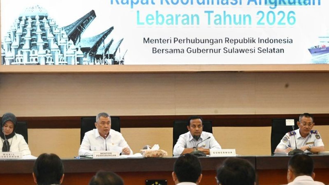 Menteri Perhubungan Dudy Purwagandhi menegaskan Sulawesi Selatan (Sulsel) memiliki peran vital sebagai gerbang strategis angkutan Lebaran 2026, sehingga kolaborasi pusat dan daerah sangat krusial untuk kelancaran mobilitas pemudik.
