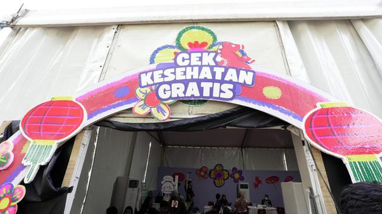Antusiasme Pengunjung Imlek Festival 2577 Manfaatkan Layanan Cek Kesehatan Gratis