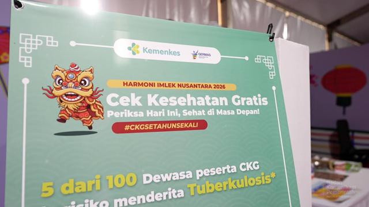 Cek Kesehatan Gratis di Imlek Festival 2577 Cukup Bawa KTP dan Ponsel